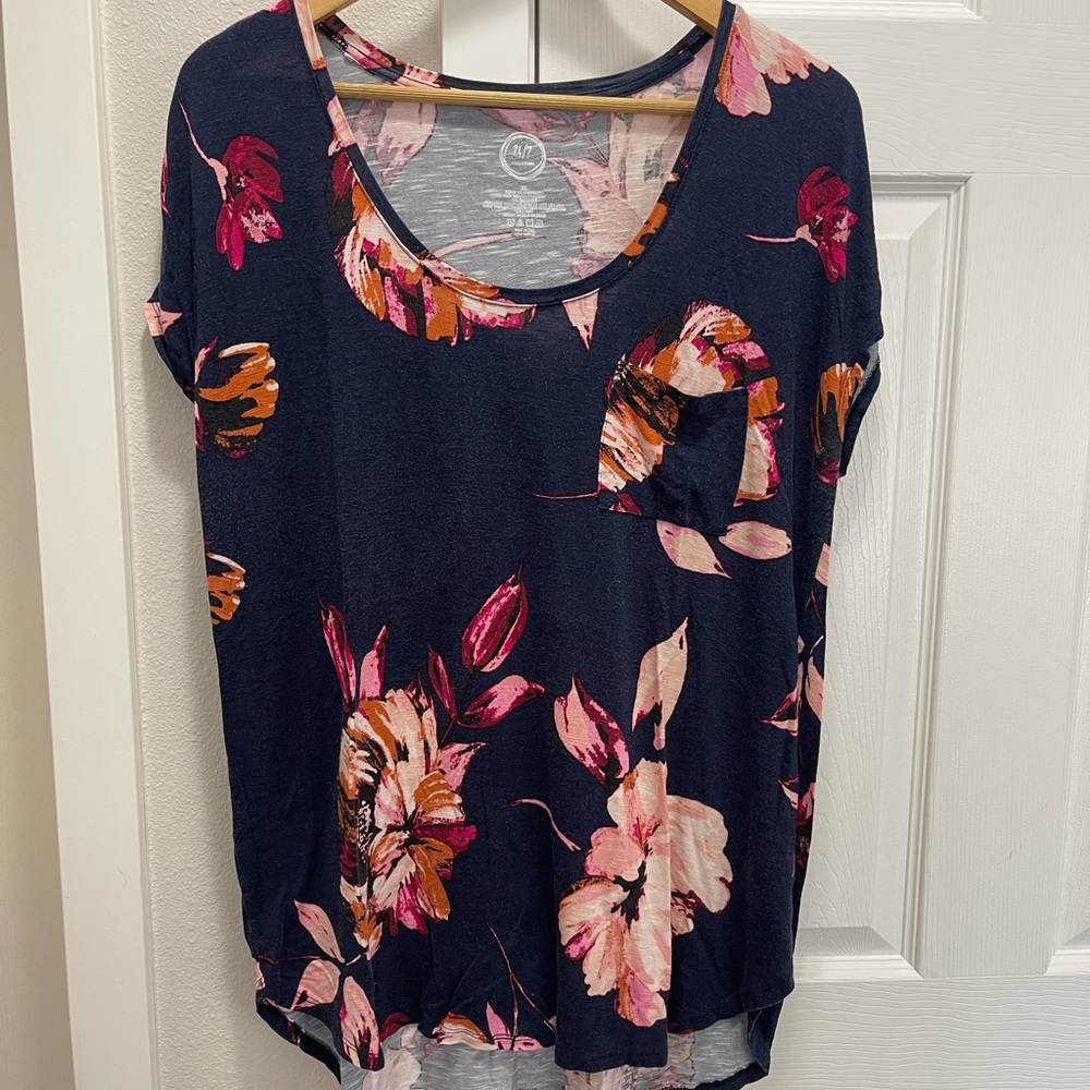 Floral Print Women's Top